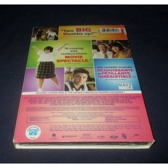 Hairspray (DVD, 2007, Widescreen) (unopened) w/ slip cover - Picture 2 of 5